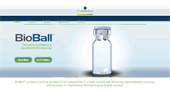 Desktop Screenshot of bioball.com