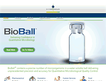 Tablet Screenshot of bioball.com